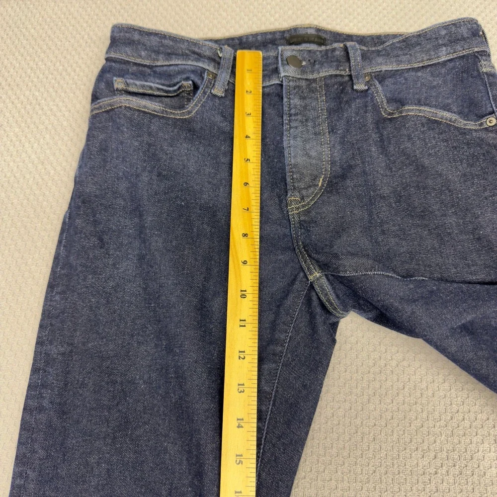 Uniqlo Jeans Mens 32x34 Dark Wash Indigo Slim Stretch Denim Pants Casual